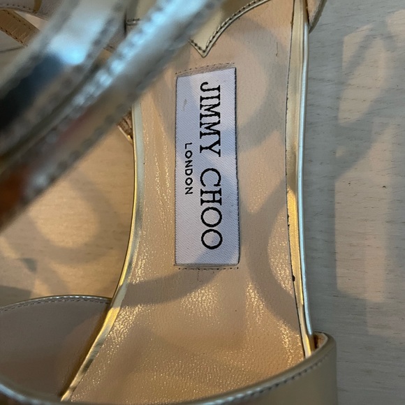 Jimmy Choo golden sandals - Picture 2 of 5